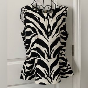Kate Spade Zebra Print Blousse